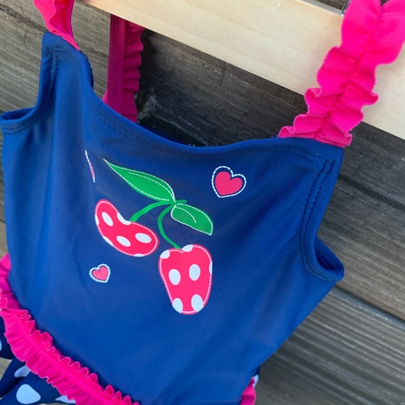 Cherry ruffle swimsuit - Picture 3 of 5